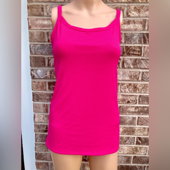 No Boundaries | Tops | No Boundaries Xl Neon Pink Ribbed Tank Top ...